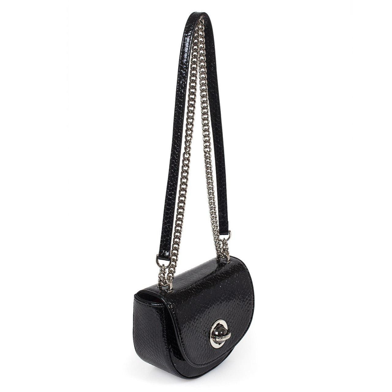 Leather Cross body Bag, Black Leather Shoulder Bag, Women's Leather Crossbody Bag, Leather bag KF-2648 - Image 3