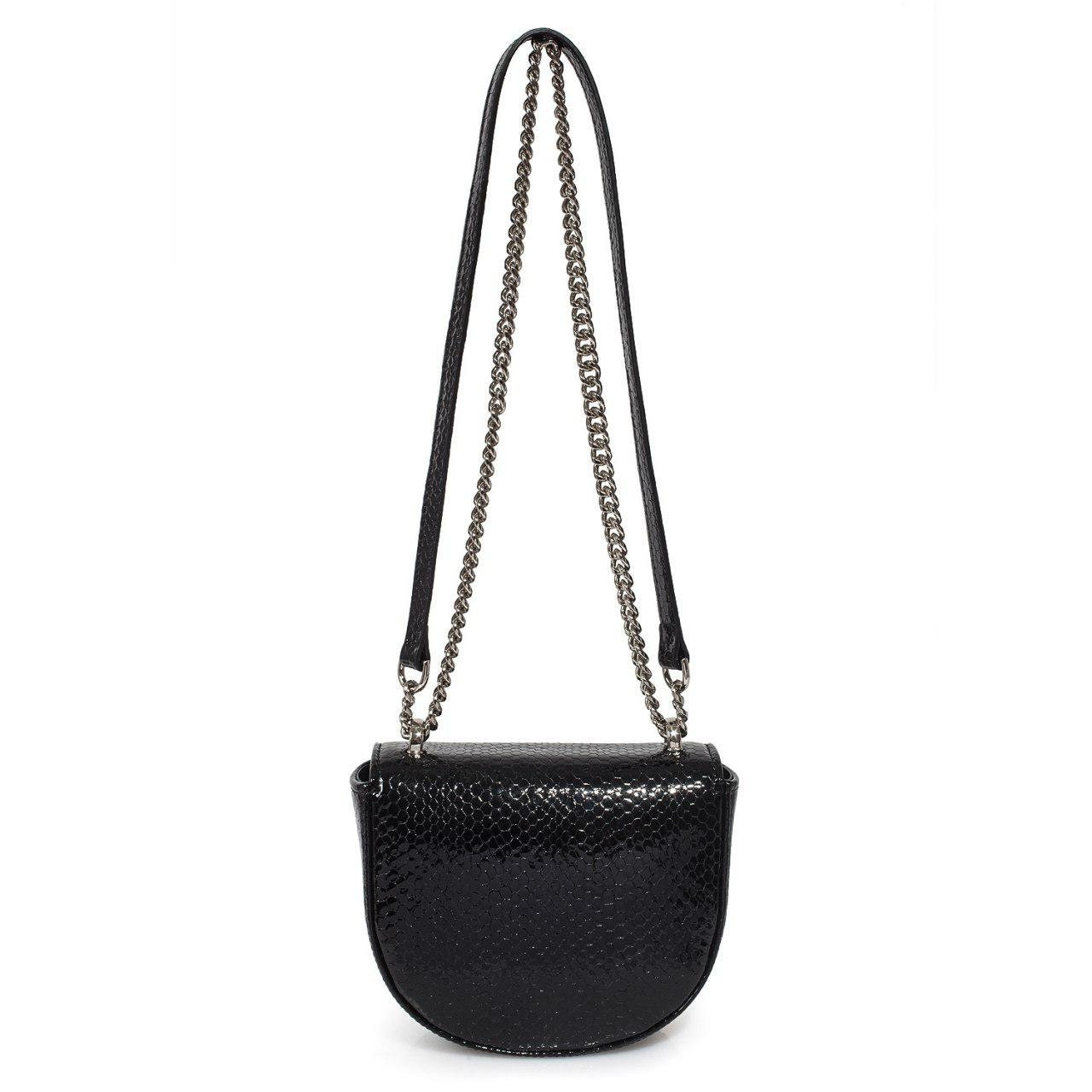 Leather Cross body Bag, Black Leather Shoulder Bag, Women's Leather Crossbody Bag, Leather bag KF-2648 - Image 4