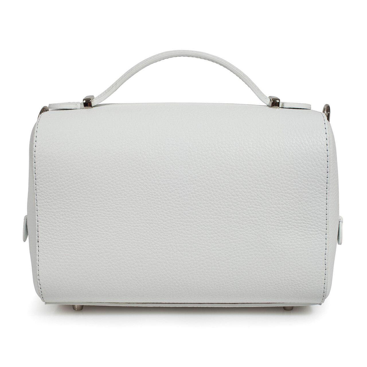 Leather Cross body Bag, White Leather Shoulder Bag, Women's Leather Crossbody Bag, Leather bag KF-3075 - Image 4
