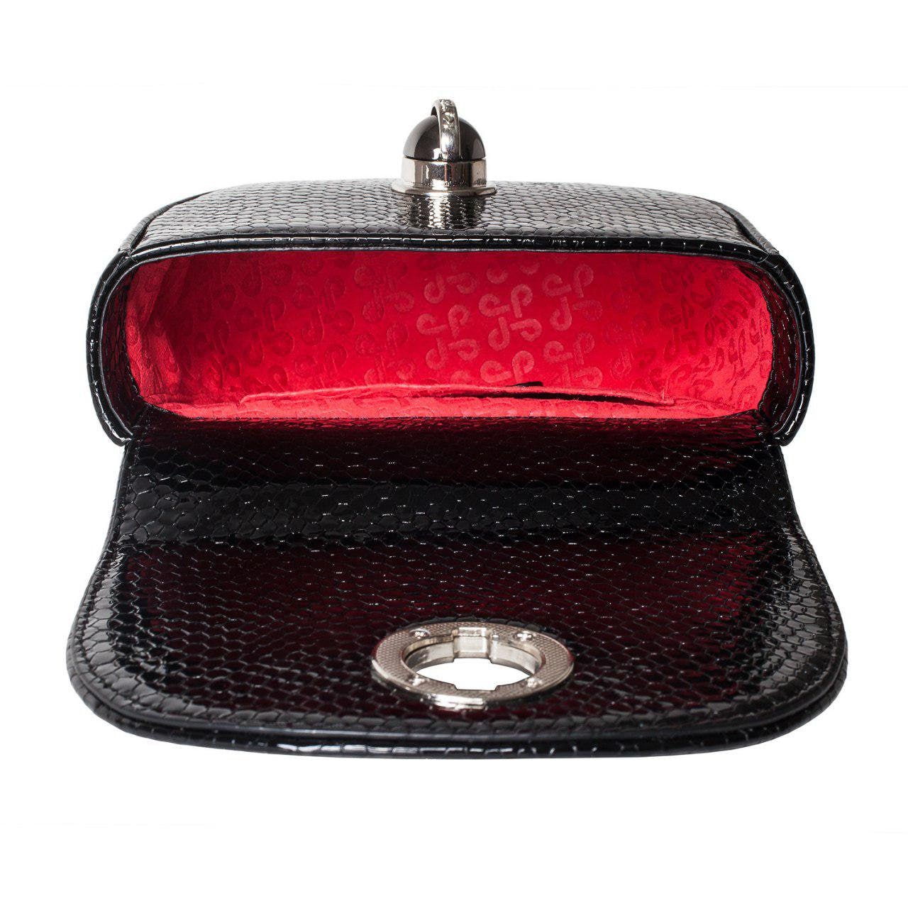 Leather Cross body Bag, Black Leather Shoulder Bag, Women's Leather Crossbody Bag, Leather bag KF-2648 - Image 5