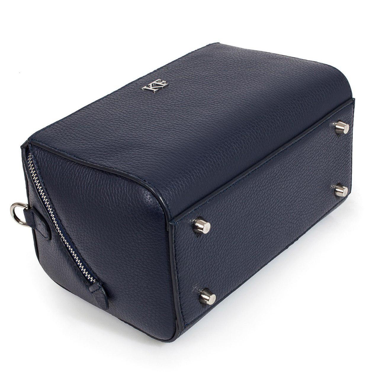 Leather Cross body Bag, Blue Leather Shoulder Bag, Women's Leather Crossbody Bag, Leather bag KF-3074 - Image 6