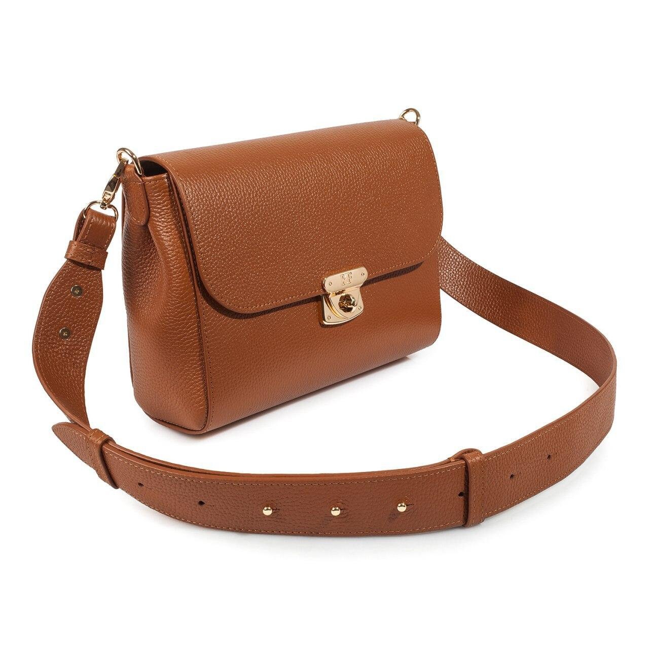 Leather Cross body Bag, Ginger Leather Shoulder Bag, Women's Leather Crossbody Bag, Leather bag KF-3378 - Image 2
