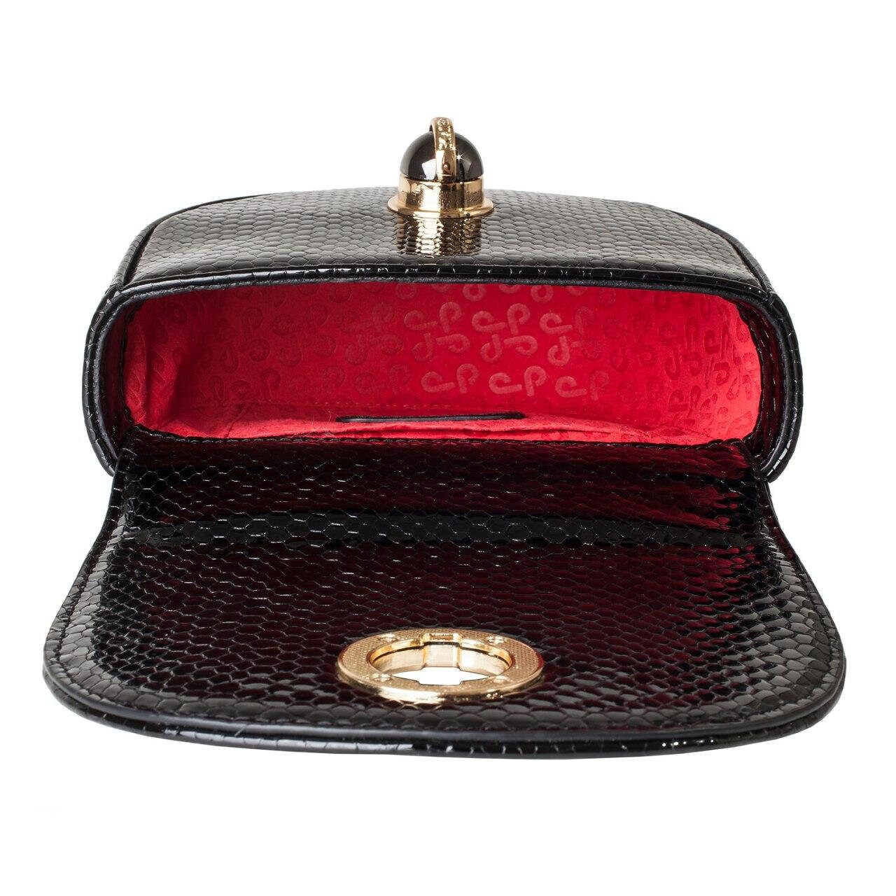 Leather Cross body Bag, Black Leather Shoulder Bag, Women's Leather Crossbody Bag, Leather bag KF-3090 - Image 5