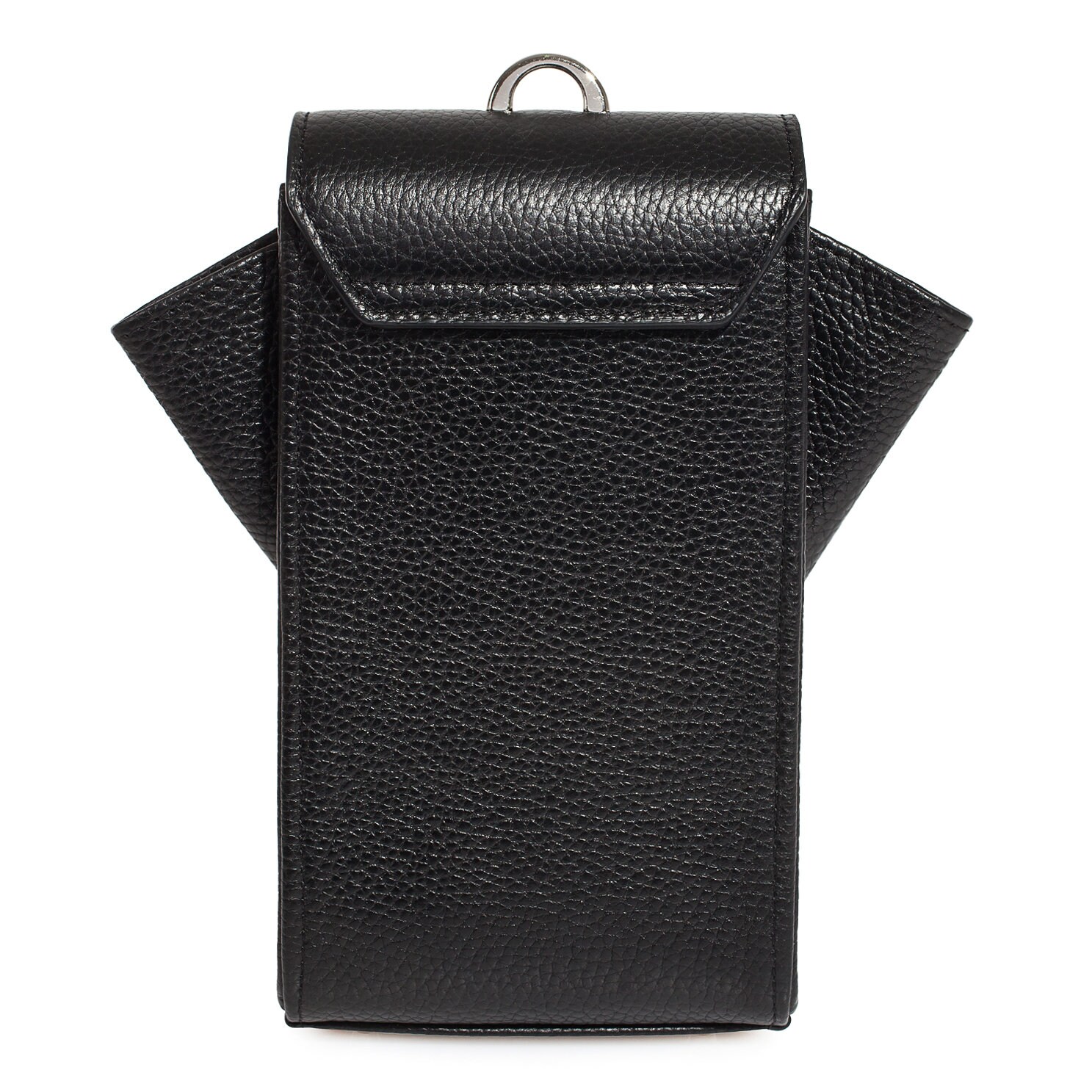 Leather Cross body Bag, Black Leather Shoulder Bag, Women's Leather Crossbody Bag, Leather bag KF-3633 - Image 4