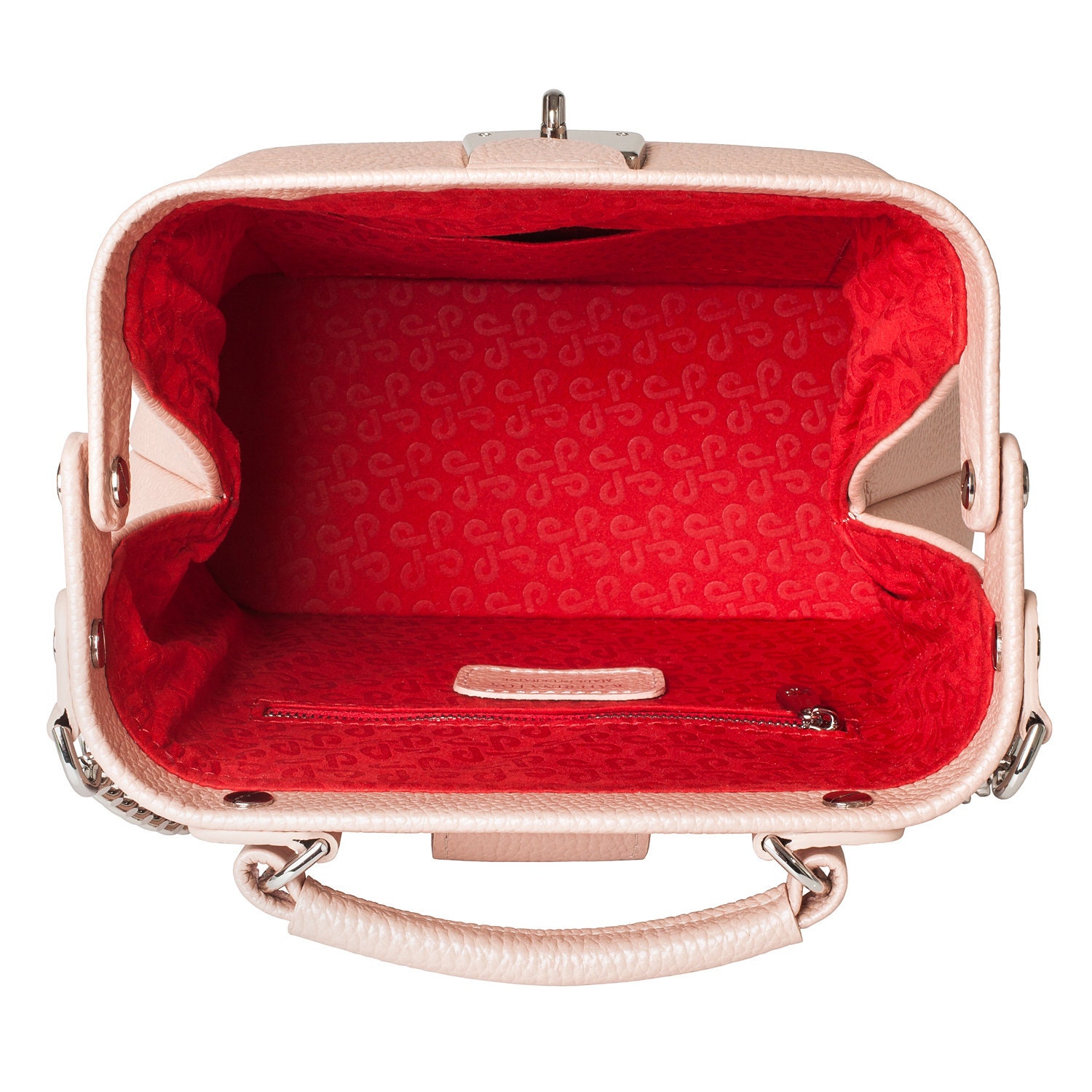 Leather doctor bag for women, Beige pearl Leather Shoulder Bag, Women's Leather doctor bag, Leather bag KF-3602 - Image 6