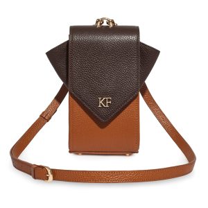 Leather Cross body Bag, Ginger Leather Shoulder Bag, Women's Leather Crossbody Bag, Leather bag KF-3666