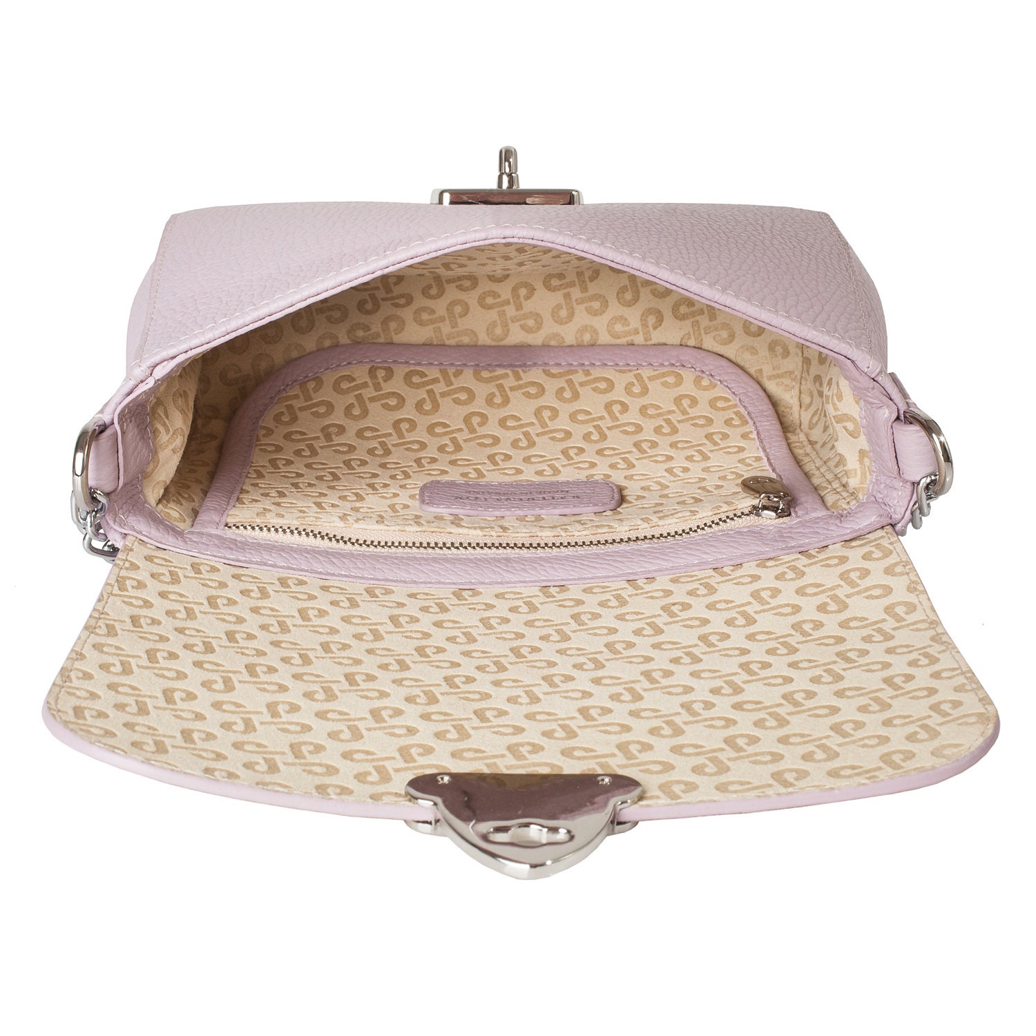 Leather Crossbody Bag, Light purple Leather Shoulder Bag, Women's Leather Cross body Bag, Leather bag KF-910 - Image 5