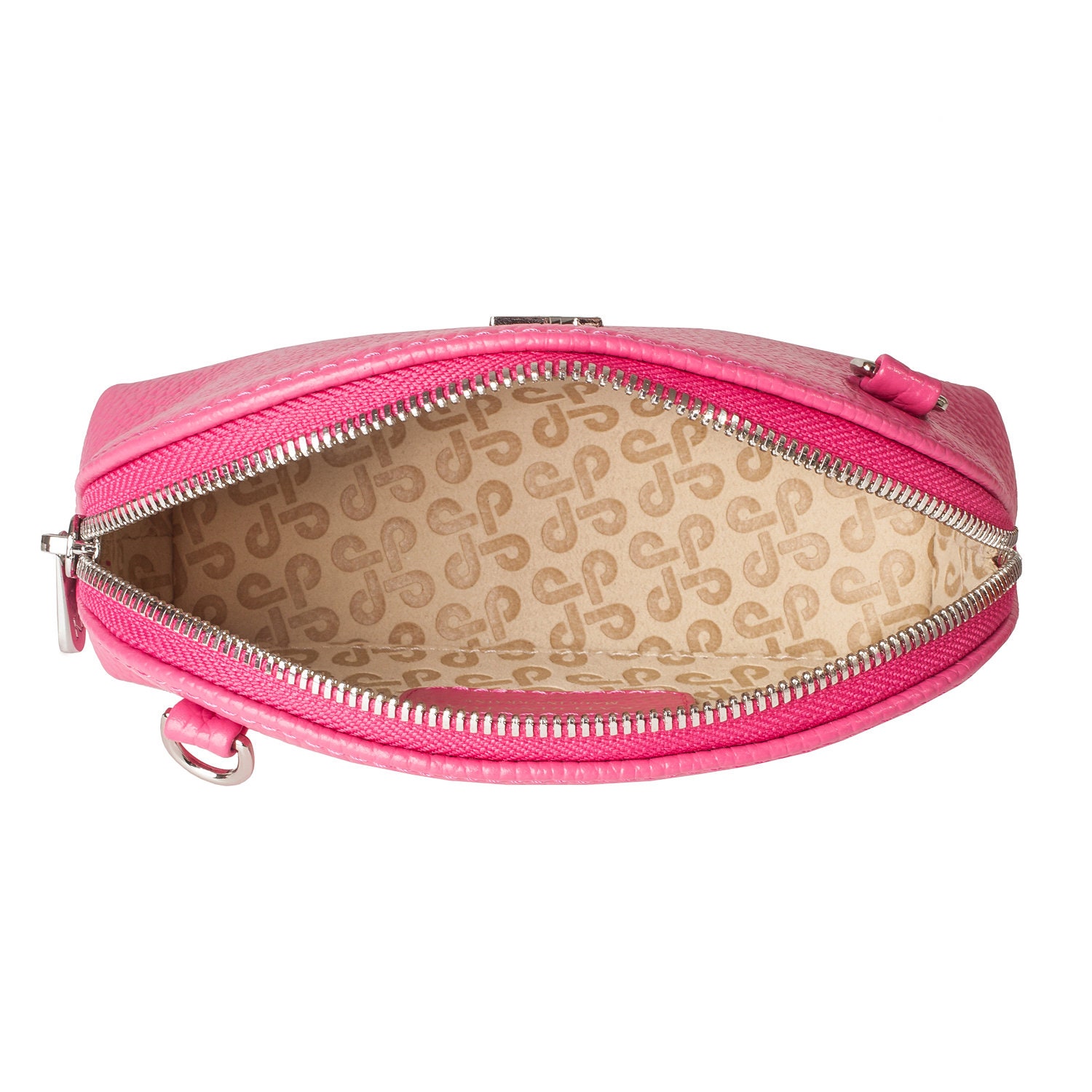Leather Cross body Bag, Fuchsia Leather Shoulder Bag, Women's Leather Crossbody Bag, Leather bag KF-3755 - Image 5