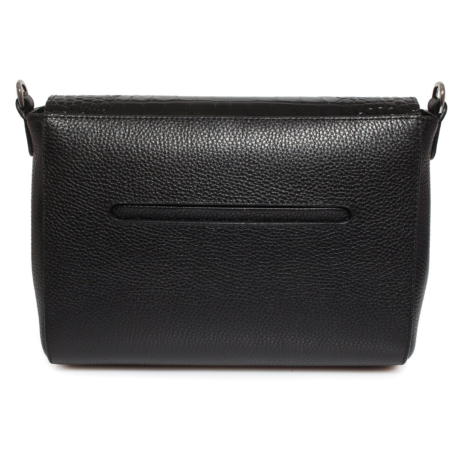 Leather Cross body Bag, Black Leather Shoulder Bag, Women's Leather Crossbody Bag, Leather bag KF-3801 - Image 4