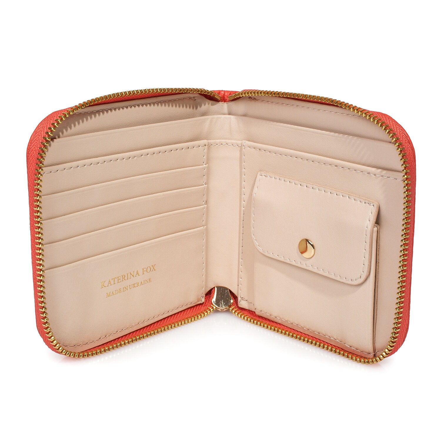 Coral Leather Womens Wallet KF-2948 - Image 4