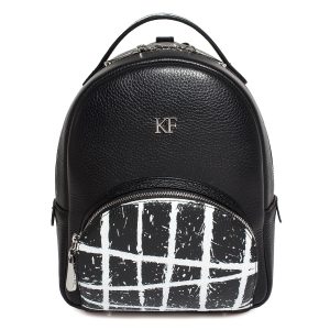 Leather Backpack, Leather Backpack Women, Black Leather Backpack KF-3896
