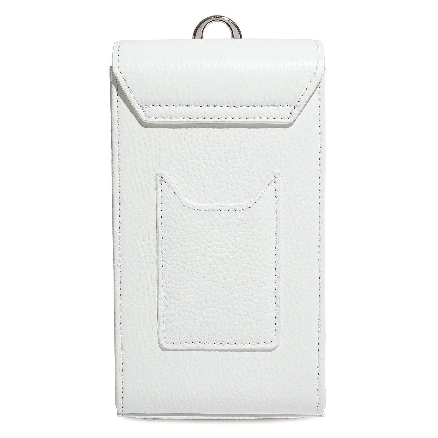 Leather Cross body Bag, White Leather Shoulder Bag, Women's Leather Crossbody Bag, Leather bag KF-3912 - Image 4