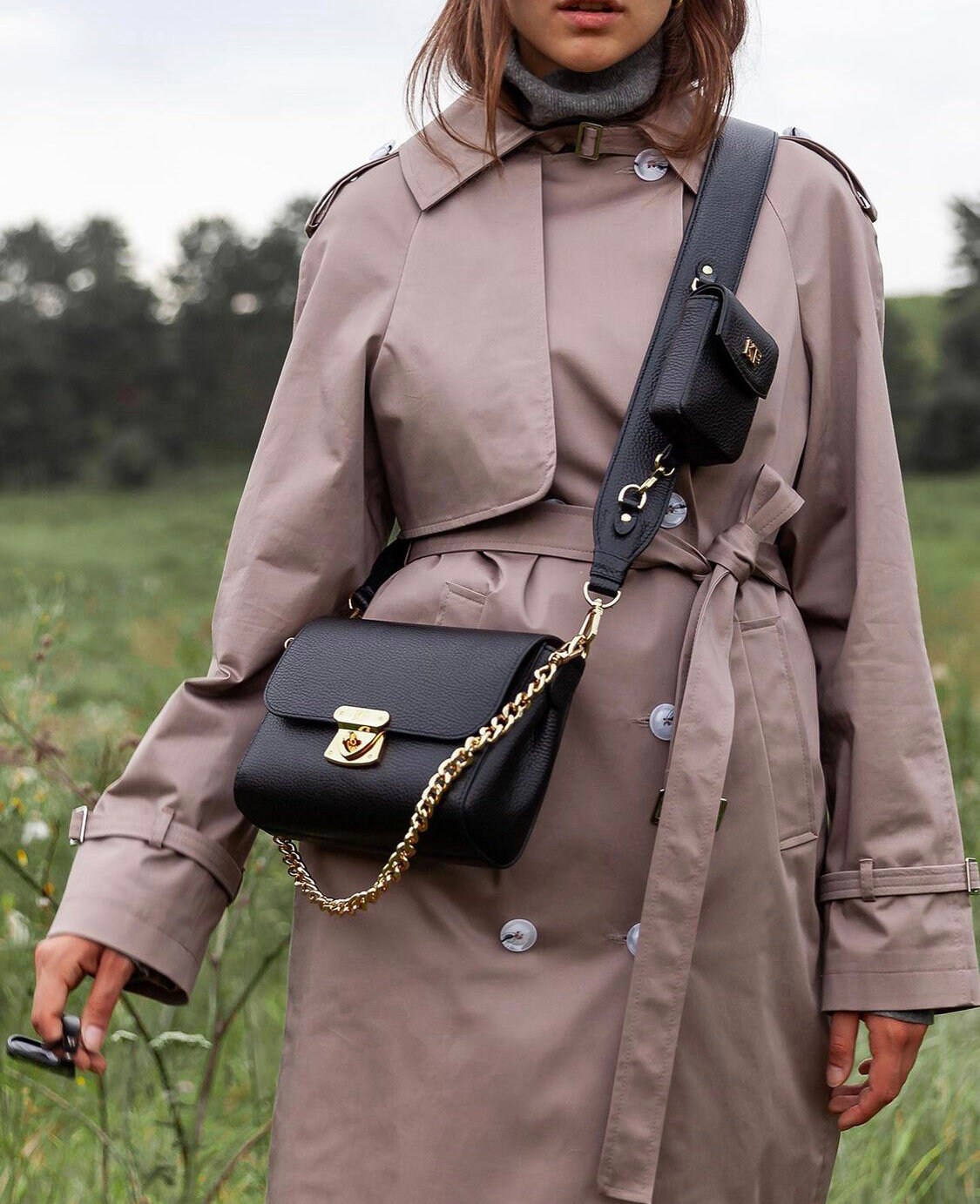Leather Cross body Bag, Black Leather Shoulder Bag, Women's Leather Crossbody Bag, Leather bag KF-3809
