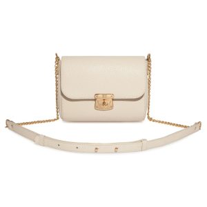 Leather Crossbody Bag, Light beige Leather Shoulder Bag, Women's Leather Cross body Bag, Leather bag KF-3958