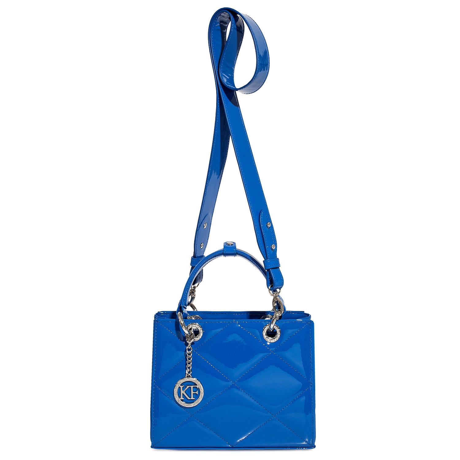 Leather Top Handle Bag, Black Leather Handbag Top Handle, Women's Leather Bag KF-4456 - Image 3