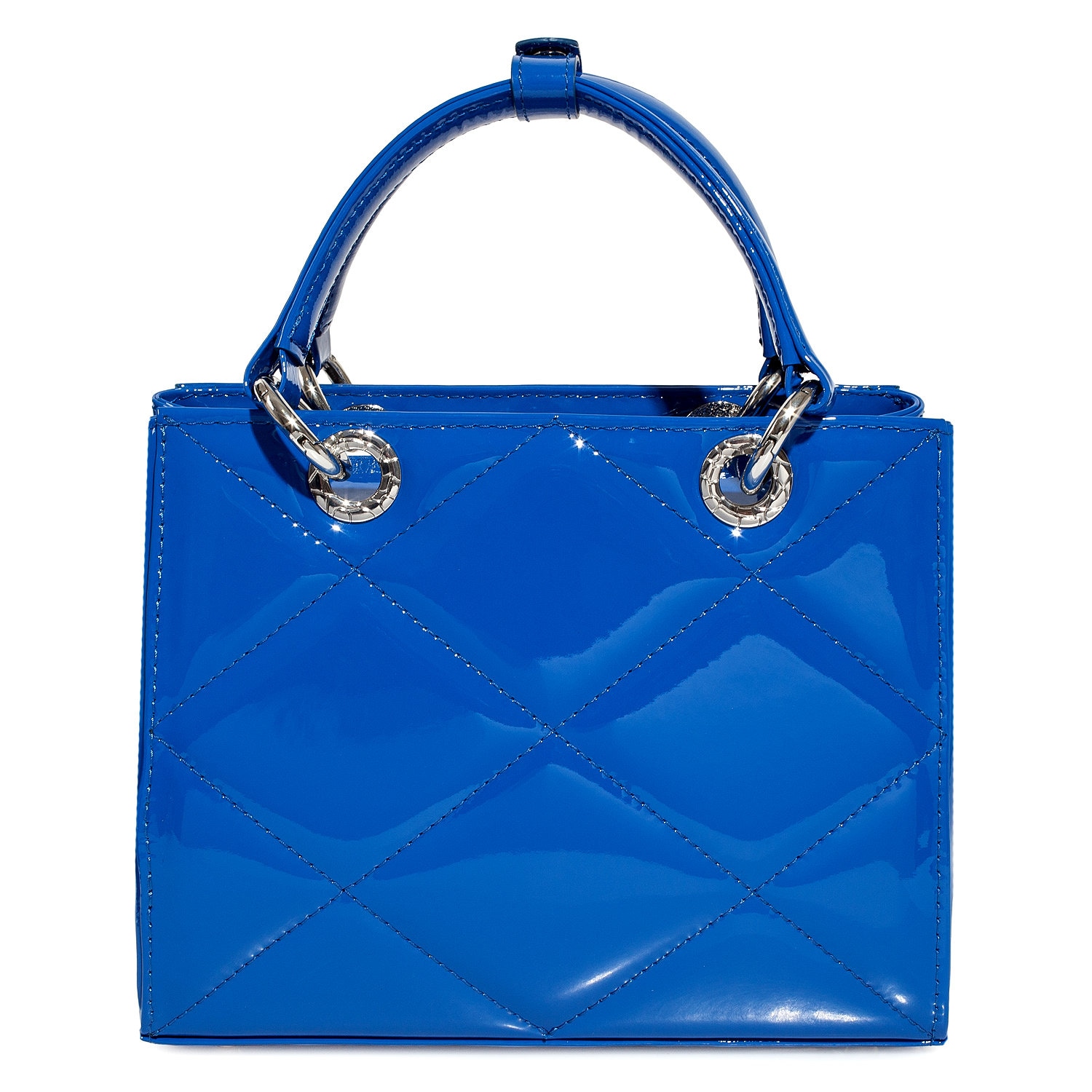 Leather Top Handle Bag, Black Leather Handbag Top Handle, Women's Leather Bag KF-4456 - Image 4
