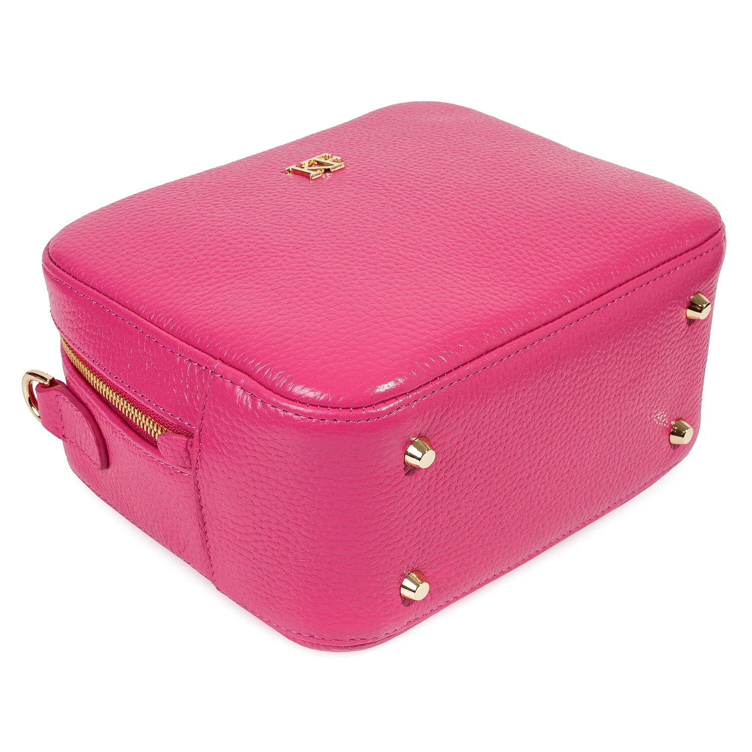 Leather Cross body Bag, Pink Leather Shoulder Bag, Women's Leather Crossbody Bag, Leather bag KF-4355 - Image 5