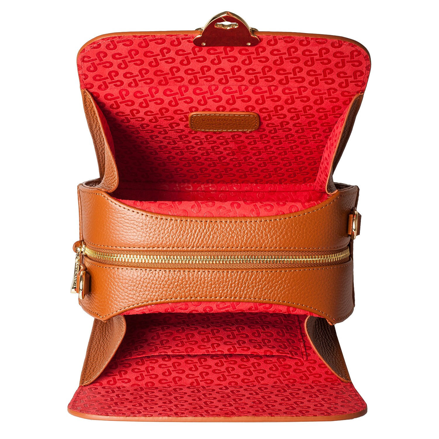 Leather Crossbody Bag, Ginger Leather Shoulder Bag, Women's Leather Cross body Bag, Leather bag KF-4499 - Image 4