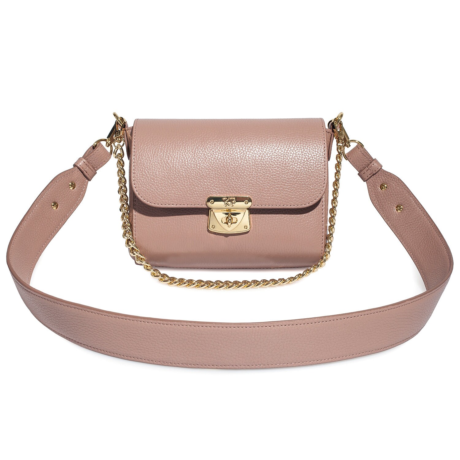 Leather Cross body Bag, Tourmaline Leather Shoulder Bag, Women's Leather Crossbody Bag, Leather bag KF-4591 - Image 3