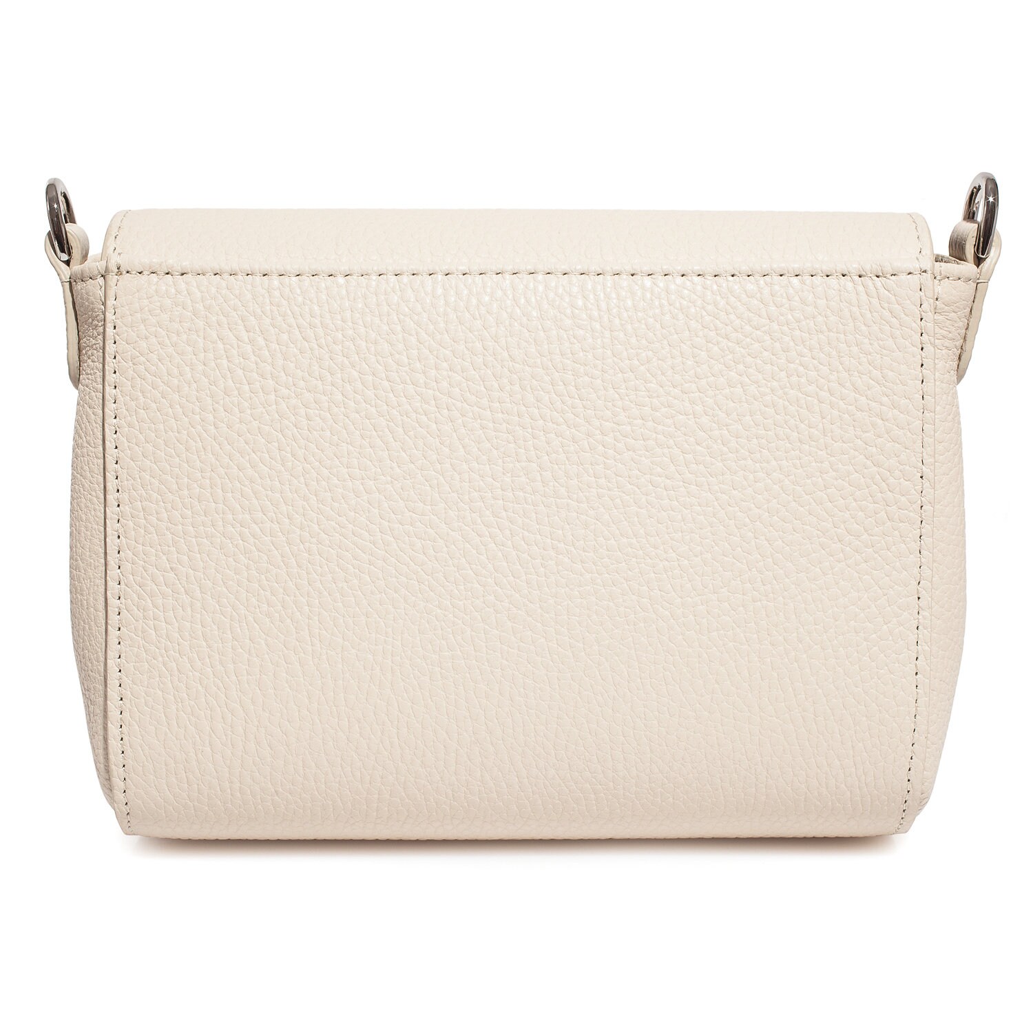 Leather Crossbody Bag, Light beige Leather Shoulder Bag, Women's Leather Cross body Bag, Leather bag KF-3740 - Image 4
