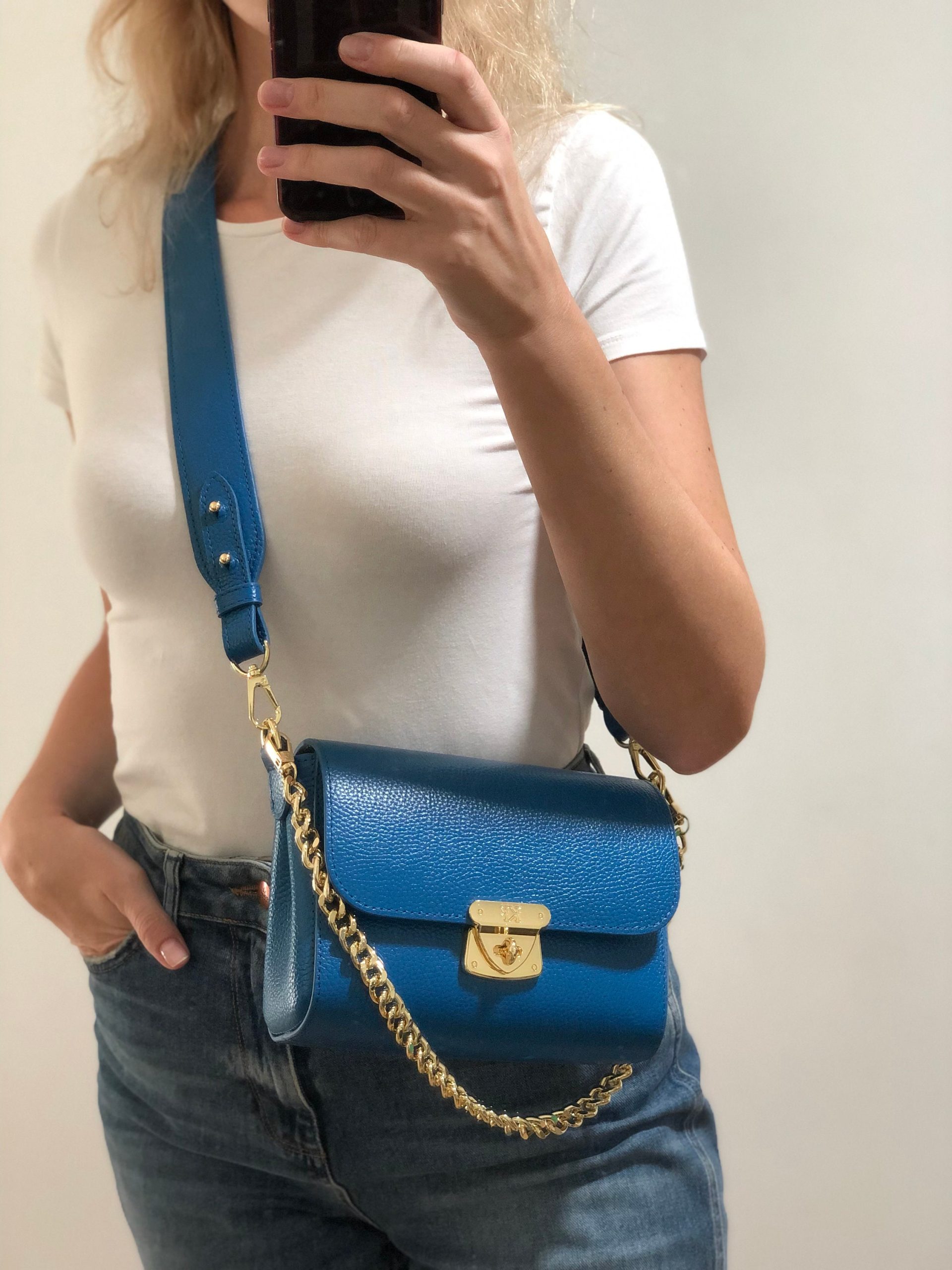 Leather Crossbody Bag, Marsala Leather Shoulder Bag, Women's Leather Cross body Bag, Leather bag KF-3071 - Image 6