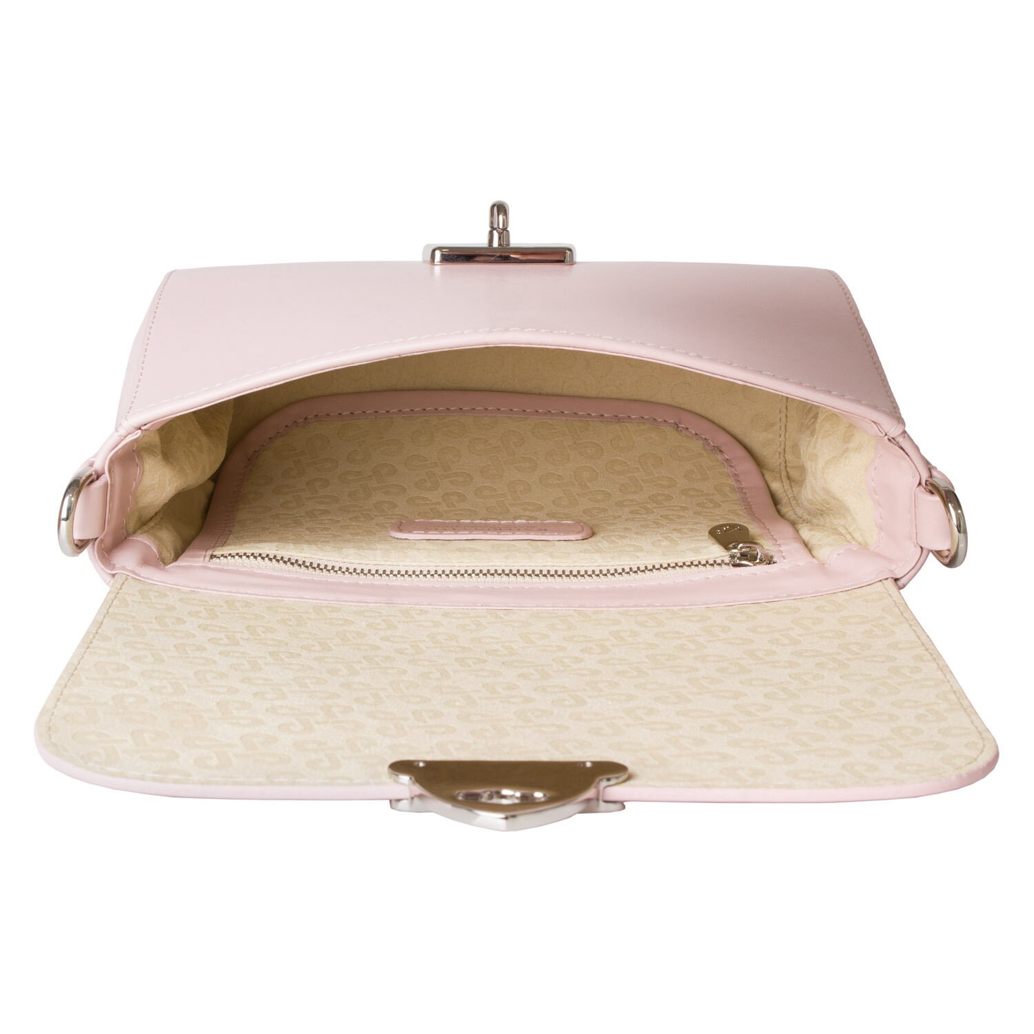 Leather Crossbody Bag, Light pink Leather Shoulder Bag, Women's Leather Cross body Bag, Leather bag KF-4955 - Image 4