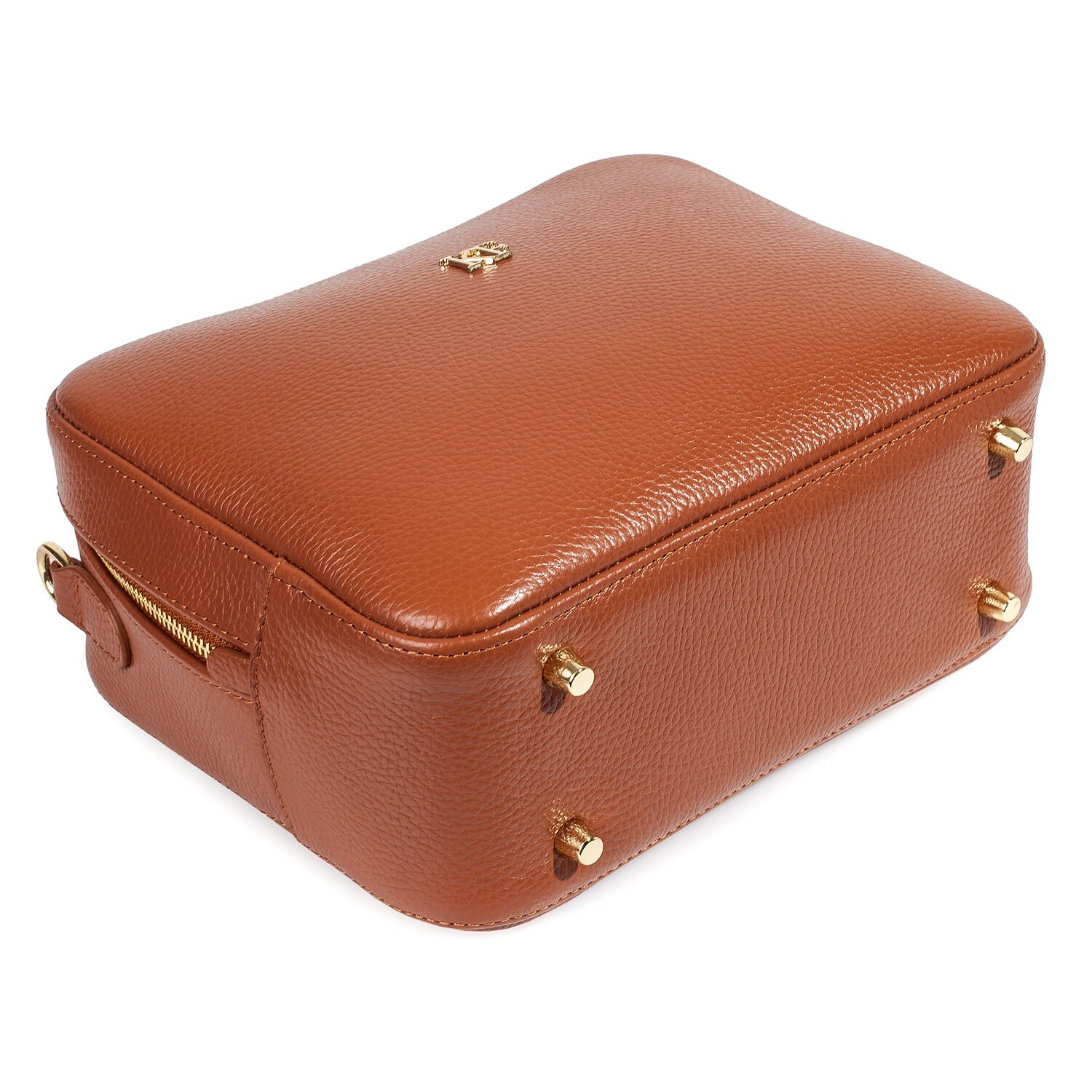 Leather Cross body Bag, Ginger Leather Shoulder Bag, Women's Leather Crossbody Bag, Leather bag KF-4637 - Image 7