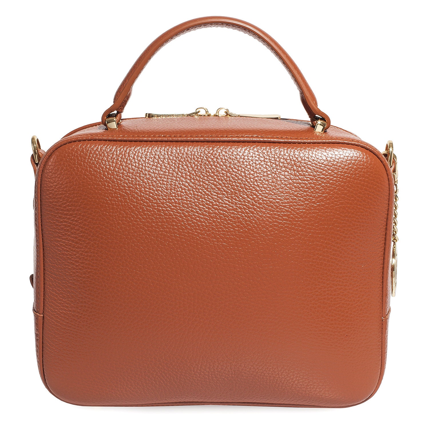 Leather Cross body Bag, Ginger Leather Shoulder Bag, Women's Leather Crossbody Bag, Leather bag KF-4637 - Image 8