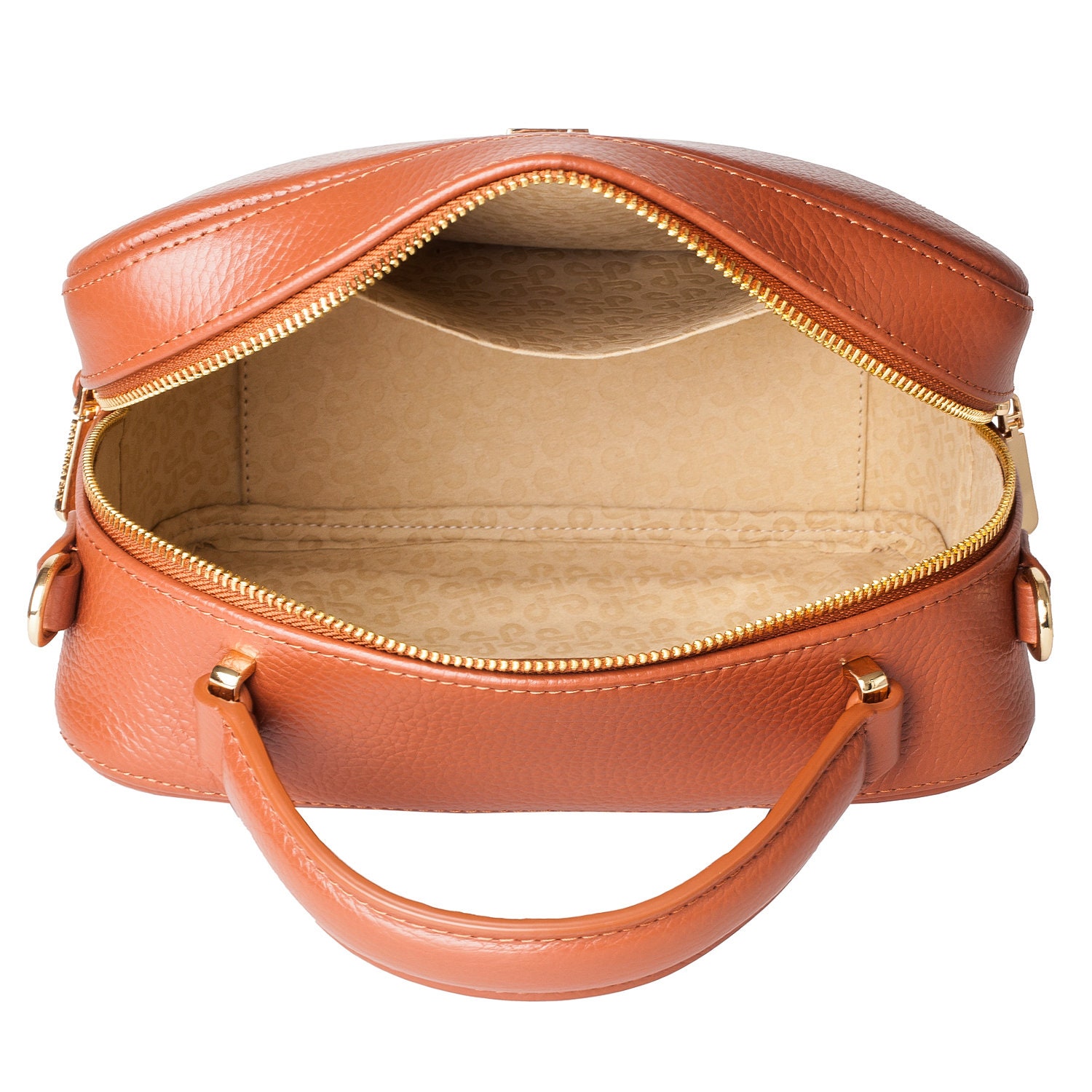 Leather Cross body Bag, Ginger Leather Shoulder Bag, Women's Leather Crossbody Bag, Leather bag KF-4637 - Image 9