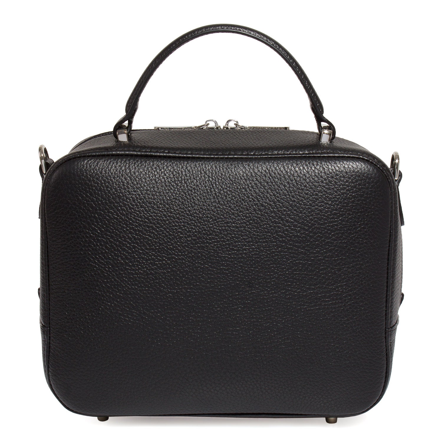 Leather Cross body Bag, Black Leather Shoulder Bag, Women's Leather Crossbody Bag, Leather bag KF-4636 - Image 5