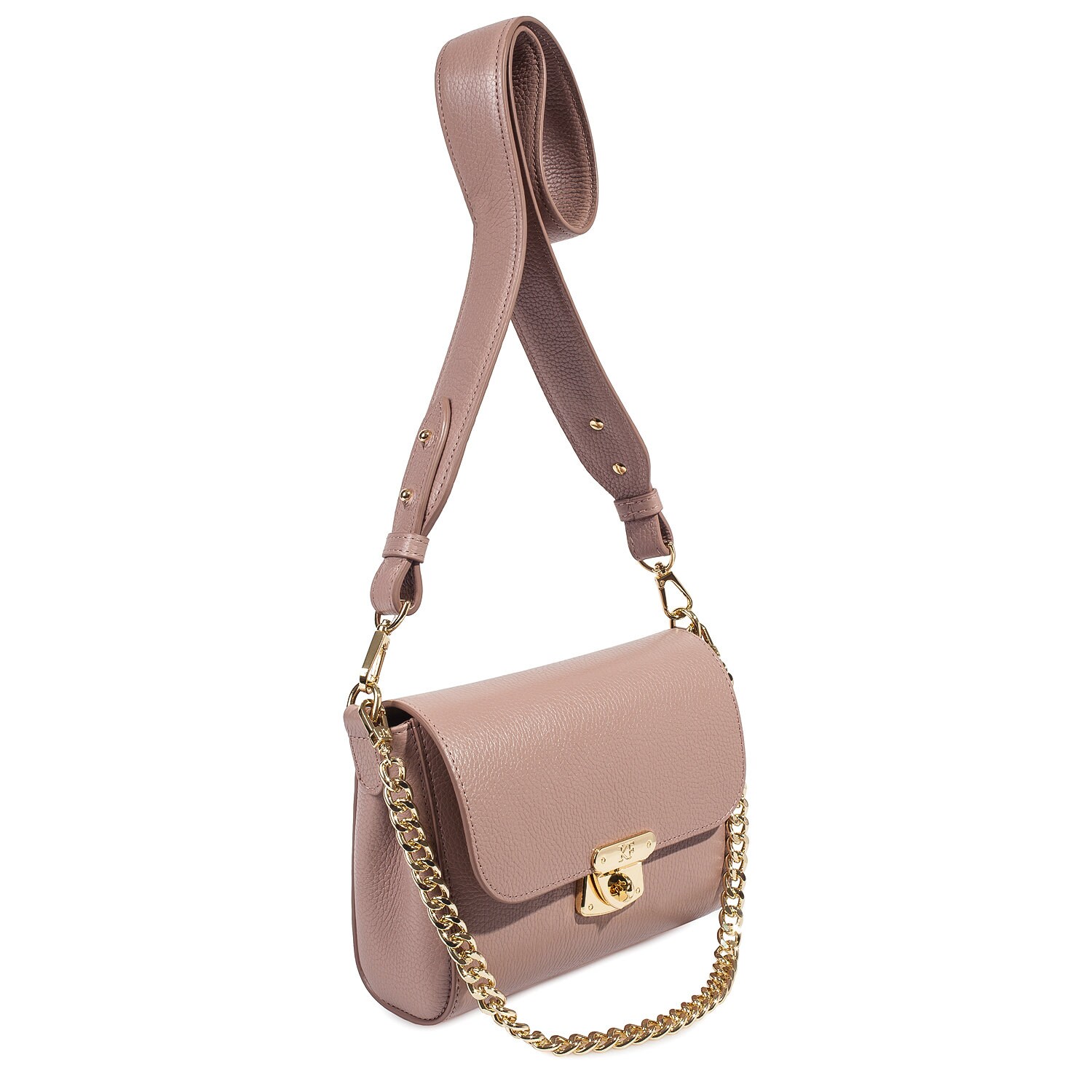 Leather Cross body Bag, Tourmaline Leather Shoulder Bag, Women's Leather Crossbody Bag, Leather bag KF-4591 - Image 4