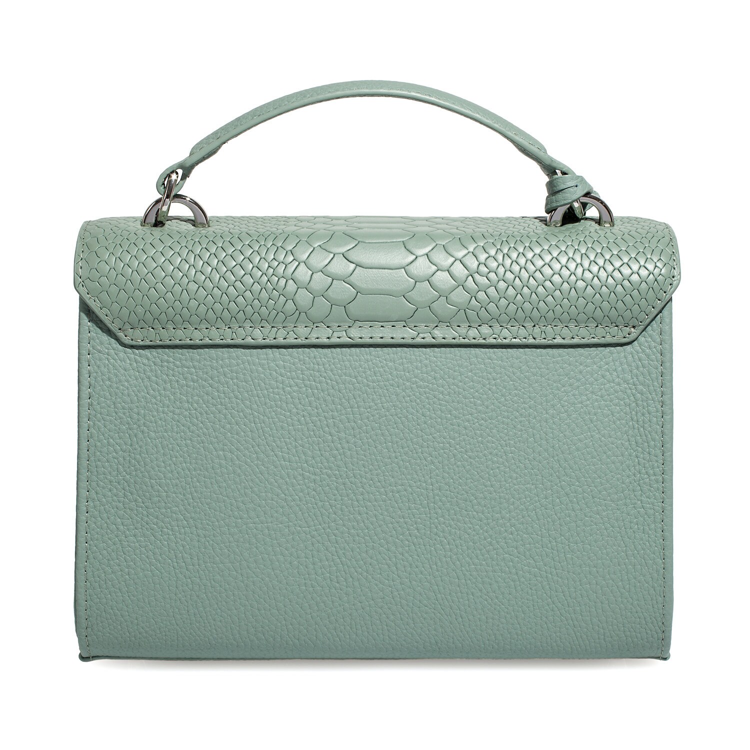 Leather Cross body Bag, Mint Leather Shoulder Bag, Women's Leather Crossbody Bag, Leather bag KF-5030 - Image 4
