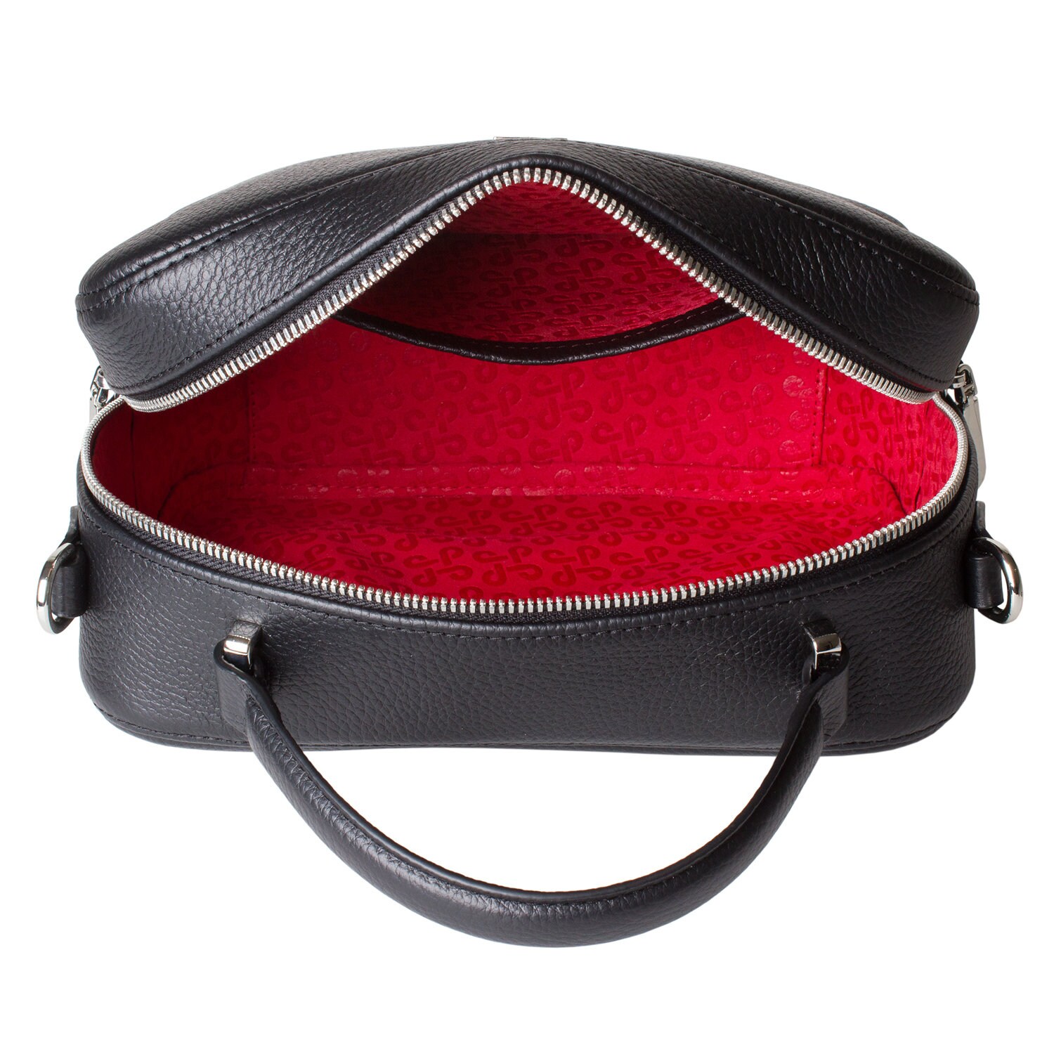 Leather Cross body Bag, Black Leather Shoulder Bag, Women's Leather Crossbody Bag, Leather bag KF-4636 - Image 6