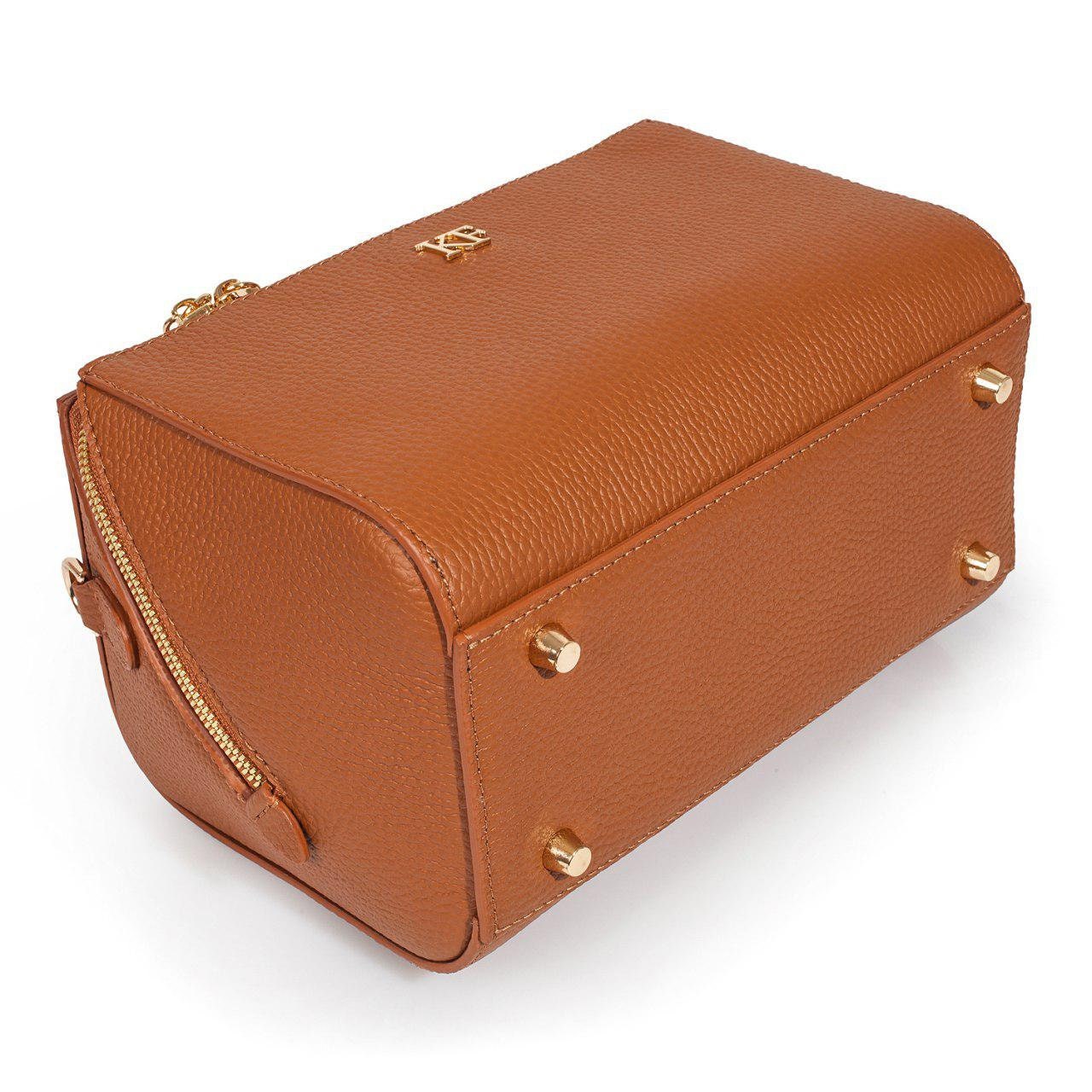 Leather Cross body Bag, Ginger Leather Shoulder Bag, Women's Leather Crossbody Bag, Leather bag KF-3057 - Image 6
