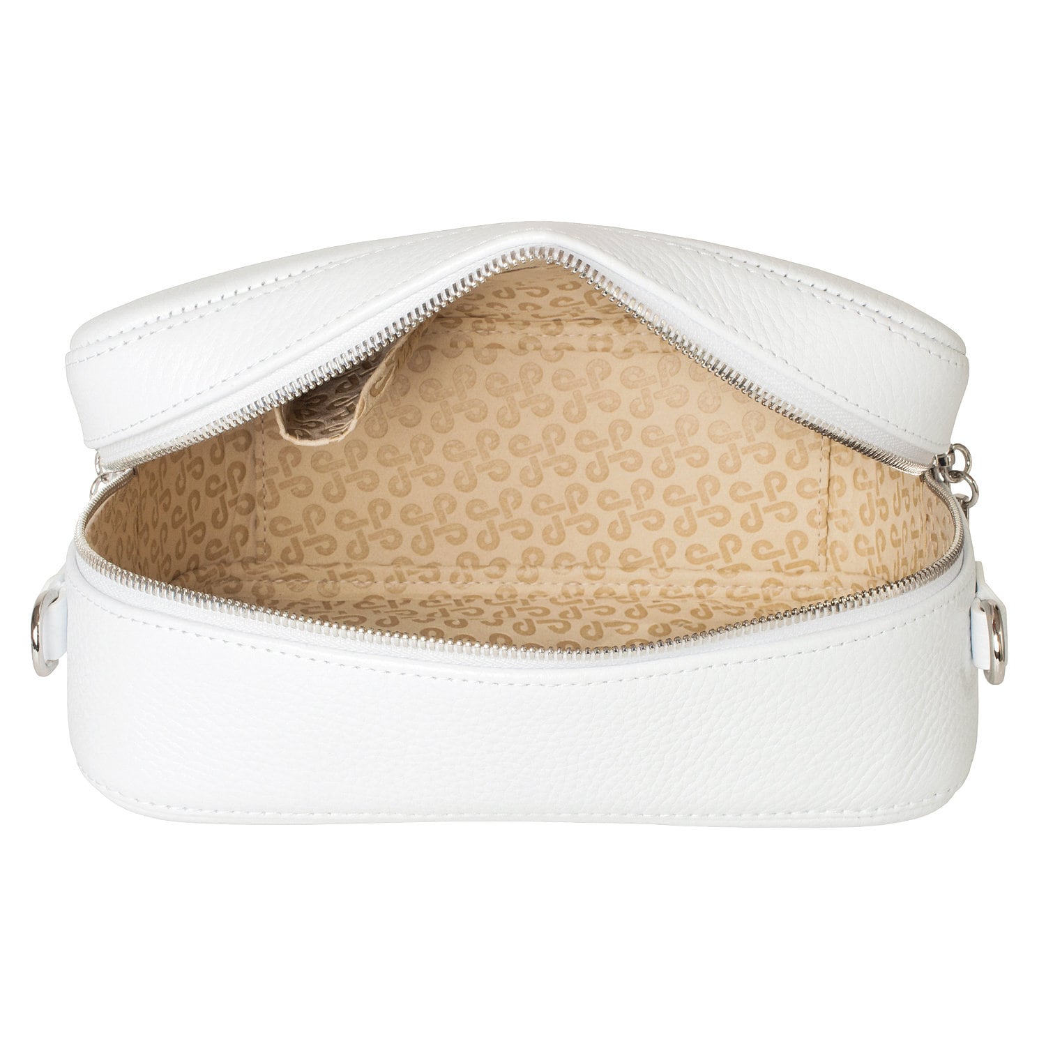 Leather Cross body Bag, White Leather Shoulder Bag, Women's Leather Crossbody Bag, Leather bag KF-3607 - Image 7